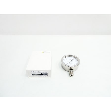 Mcdaniel Controls 2-1/2IN 1/4IN 0-60PSI NPT PRESSURE GAUGE KC AB91216